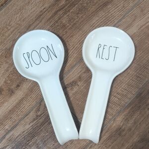 Rae Dunn Spoon and Rest Set